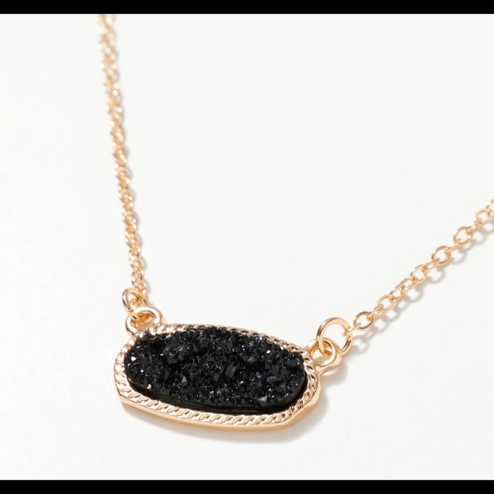 Druzy stone necklace 
16”
Lead compliant Nickle free